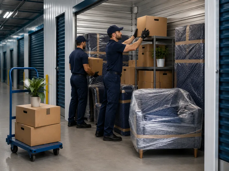 Stockage temporaire et garde-meubles à Bruxelles